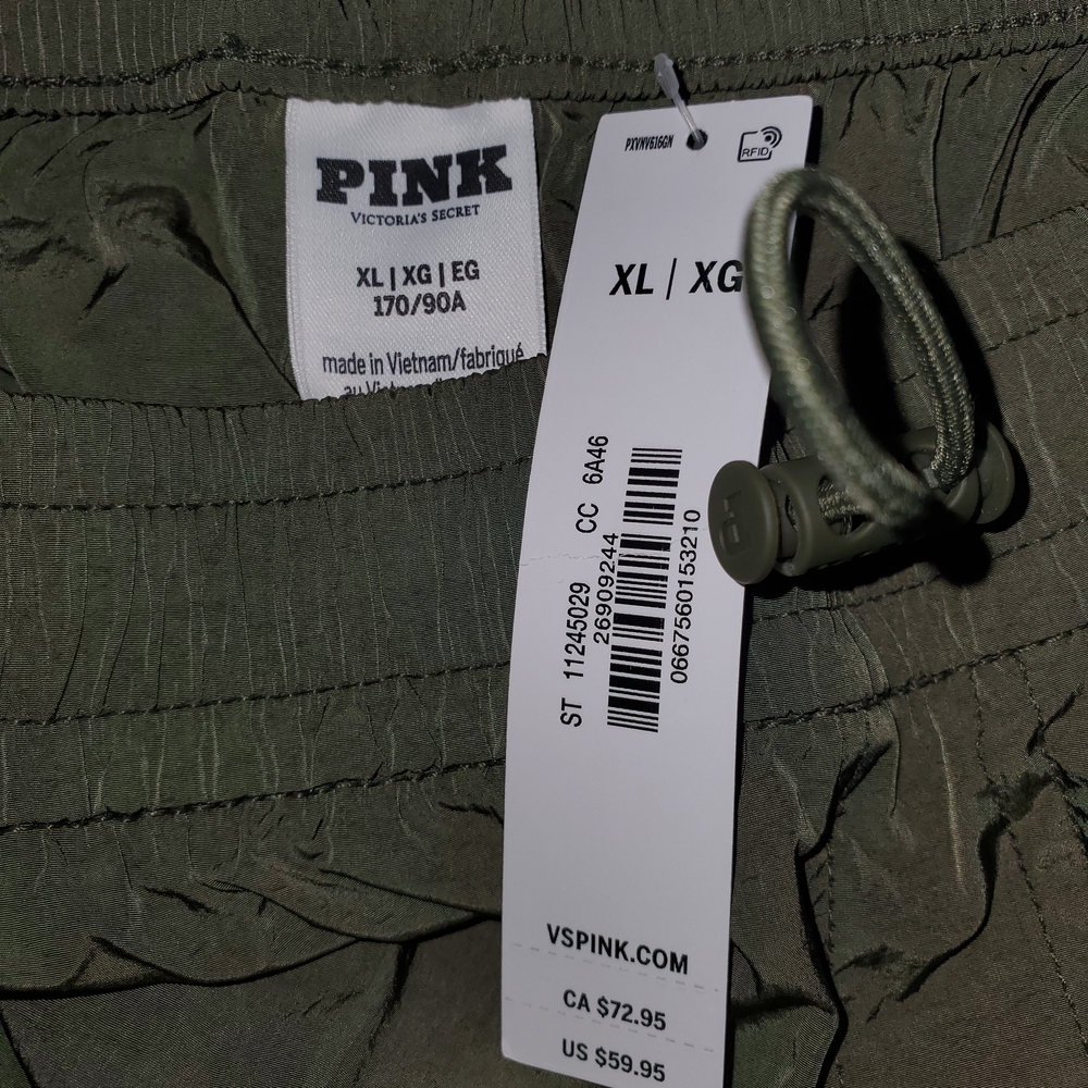 Victoria's Secret Pink Olive Green Pants